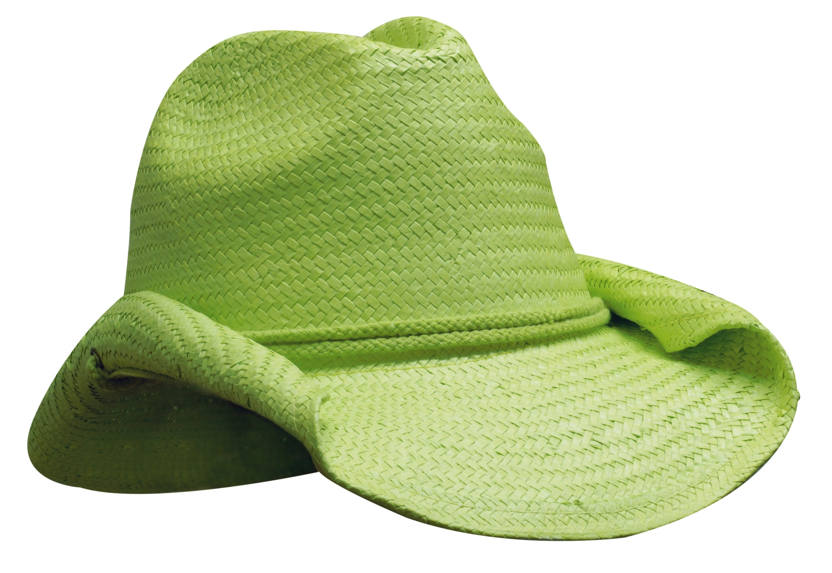 Ladies Cowboy Straw Hat H4283 | Green